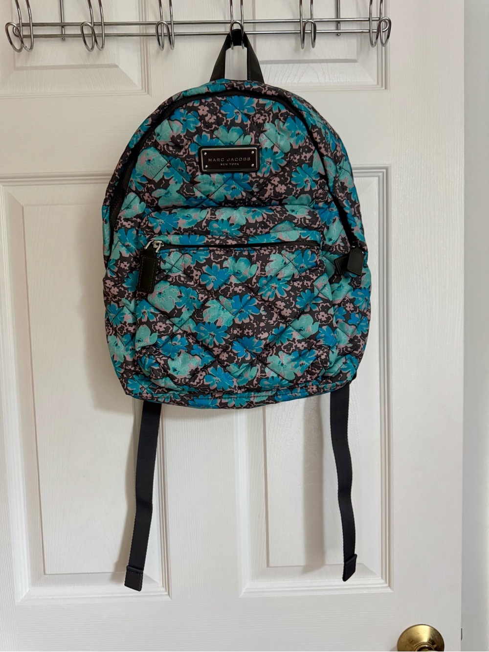 Marc Jacobs Floral Quilted Nylon Backpack